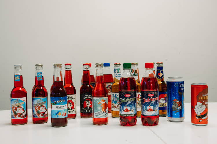 Flere julebrus samlet i ett bilde