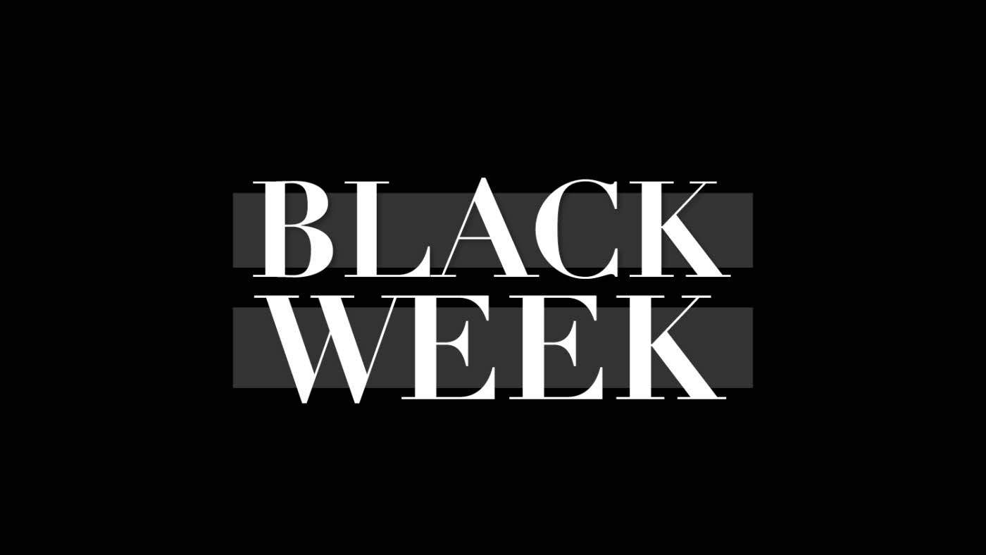 black week plakat for åsane storsenter