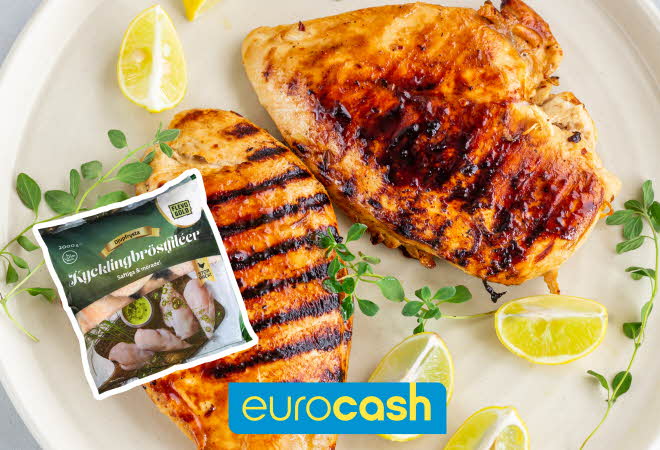 2 grillade kycklingfileer