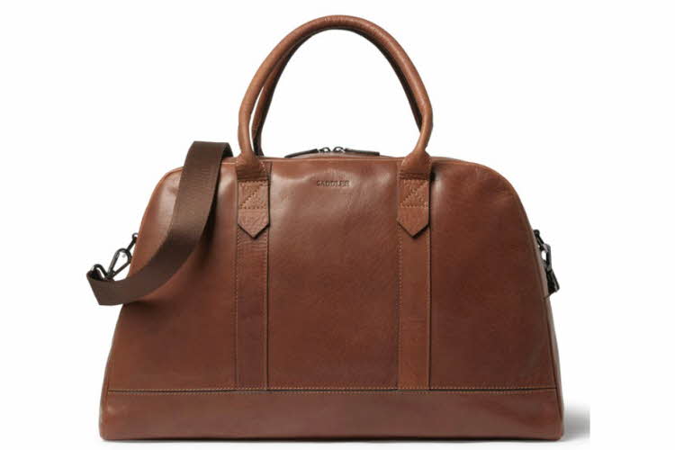 Brun skinn bag