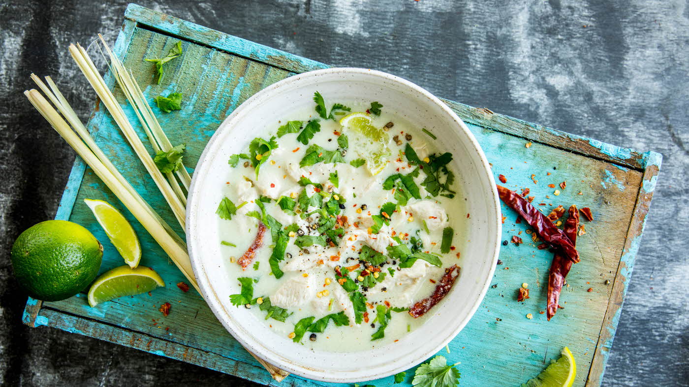 Tom Kha Gai suppe med kylling