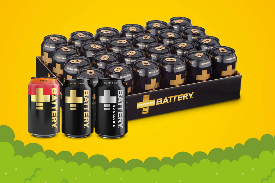 24-pakk Battery energidrikk