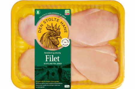Pakning med kyllingfilet 