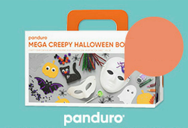 bilde av mega creepy halloween boks