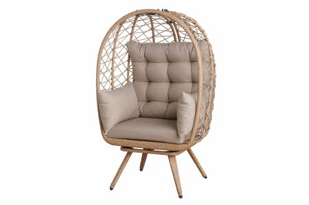 En Capri hvilestol med beige puter
