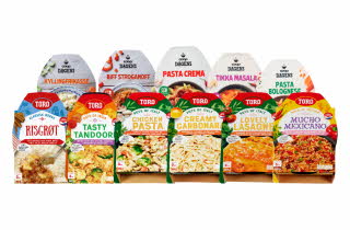 Et stort utvalgt av ferdigretter fra Coop og Toro