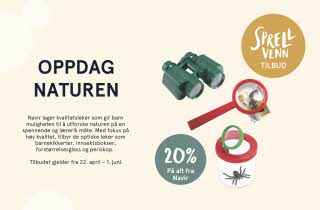 oppdag naturen med alt fra Navir hos Sprell 20%