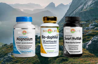 3 bokser med helse tabletter fra bio life