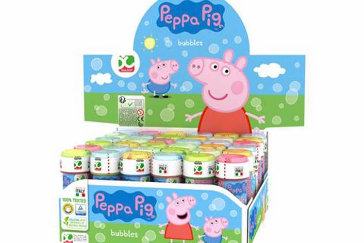 peppa gris såpebobler