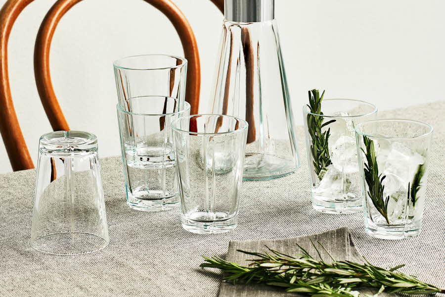 6 Rosendahl Grand Cru glass og en vannkaraffel