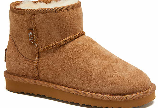 brun støvlett med for