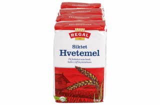 4 poser med Regal hvetemel