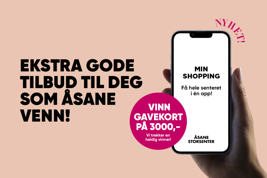 min shopping app infoplakat