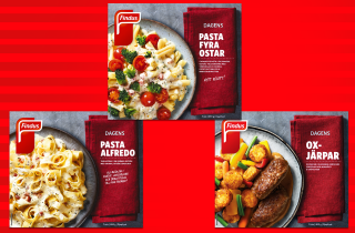 3 stycken färdigrätter från Findus