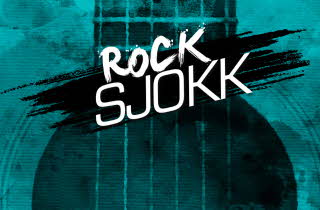 Grafisk bilde med teksten "Rocksjokk"