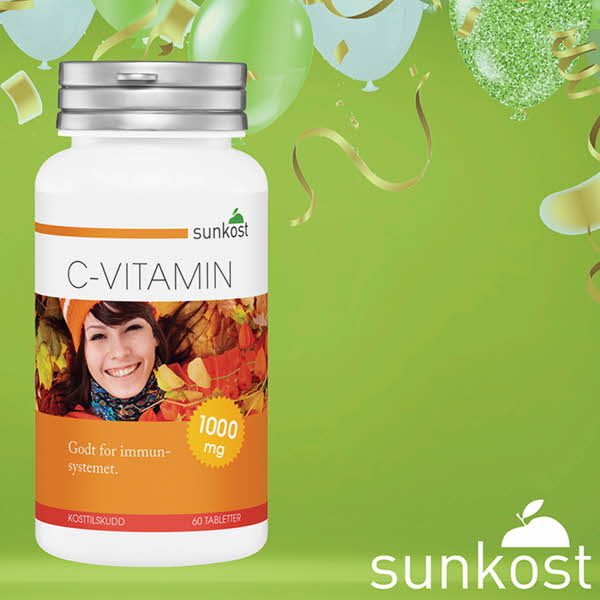 En boks C-vitamin tabletter
