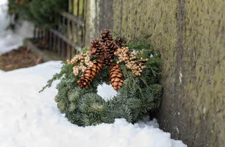 bilde av en jule krans