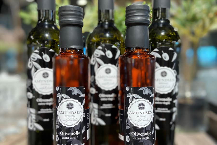 Oliven- og aromatisk olje fra Amundsen spesial