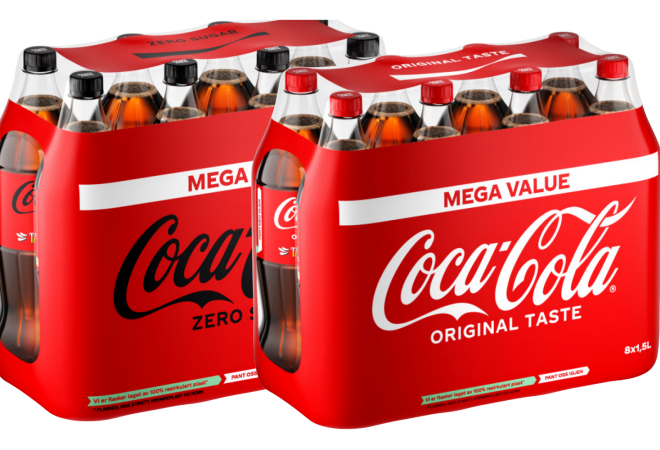 bilde av 2 8pak Coca Cola