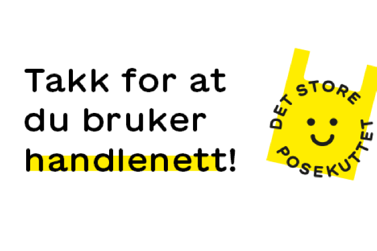 Takk for du bruker handlenett - HMF