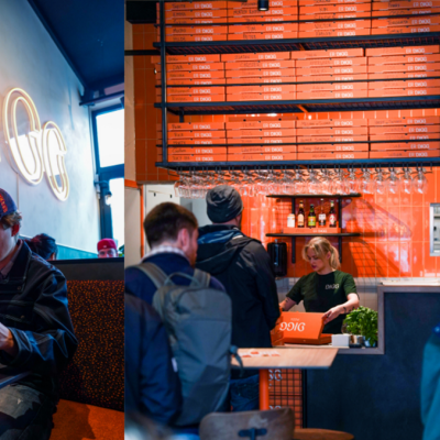 Aktivitet på restauranten Digg