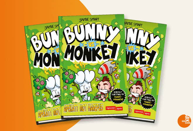 Tre "Bunny Monkey" bøker