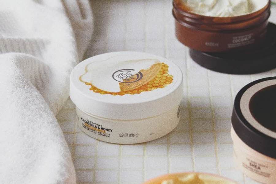 produkter fra The Body Shop