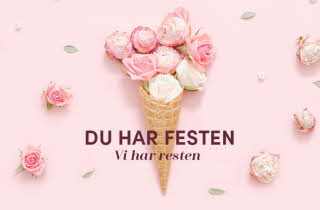 Kupongtilbud til "Du har festen - vi har resten"