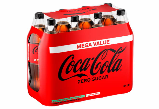 Bilde av 8-pak coca cola zero