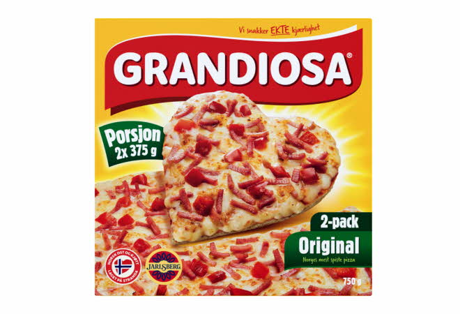 En Grandiosa porsjonspizza