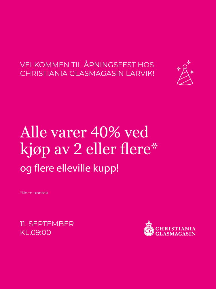 Rosa bilde med hvit tekst