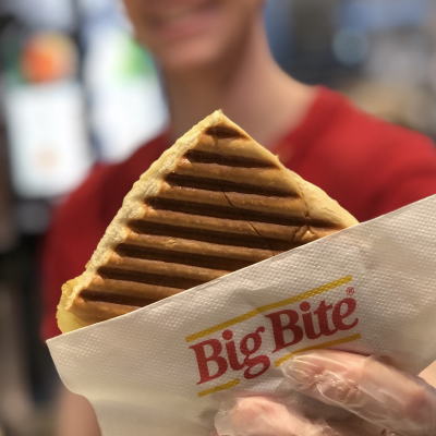 Big bite toast