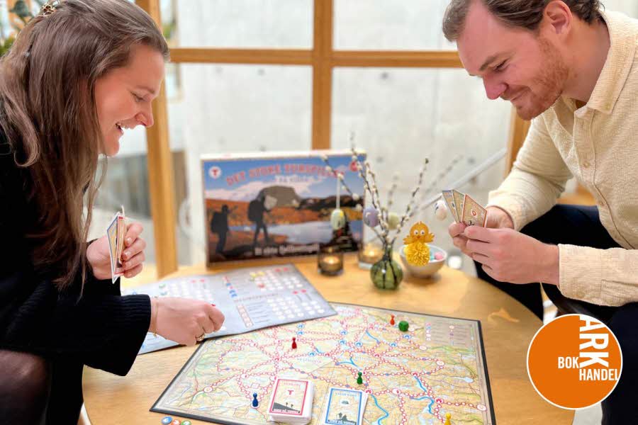 mange esker med puslespill og spill