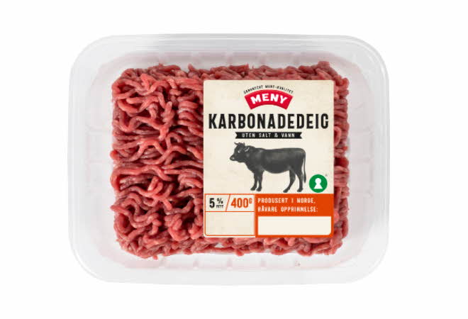 Fersk karbonadedeig 400g fra MENY