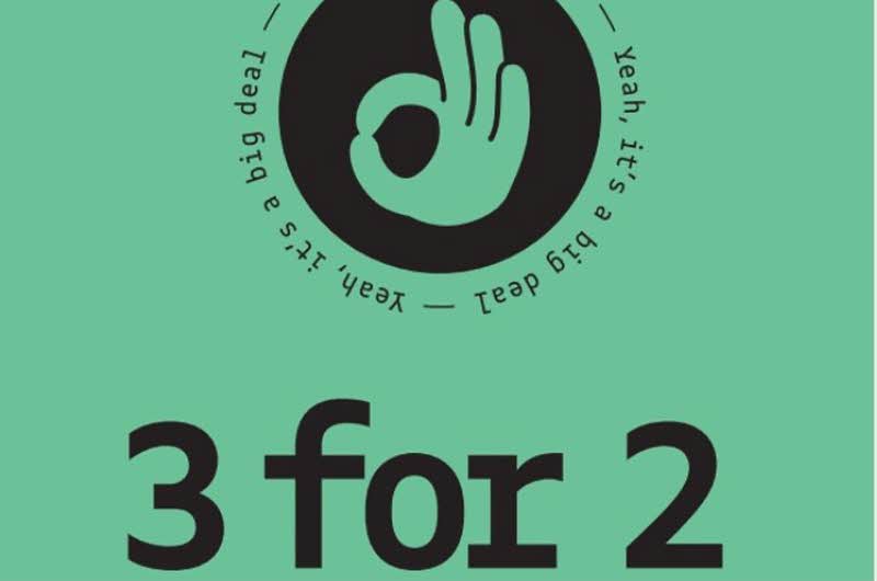 "3 for 2" på Junkyard