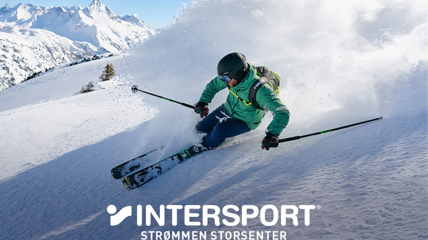 mann som står på ski