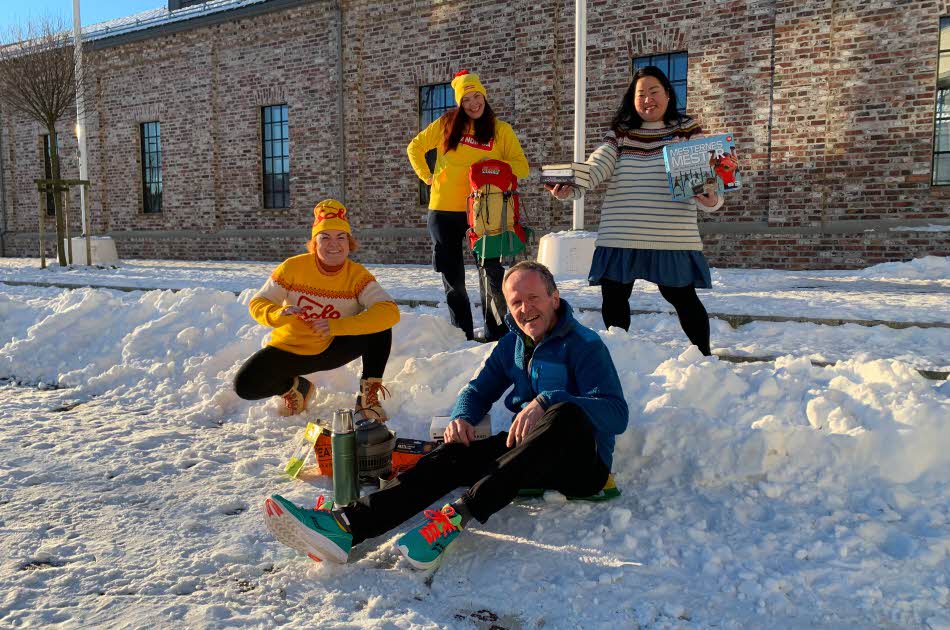 Turid, Tor, Kristine og Gro Karete i påskestemning