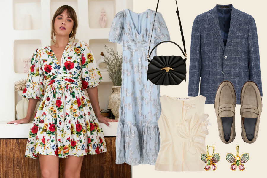 Blomstrete kjoler, lekre satengskjørt, klassisk dress eller fargerik blazer? Alternativene til bunad er mange, vi viser sesongens festantrekk.