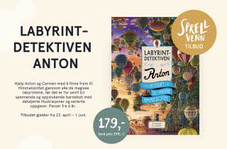Boken Labyrintdetektiven Anton hos Sprell kr 179,- for Sprell venn tilbud