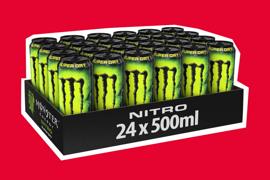 24-pakk Monster Energy i ulike smaker