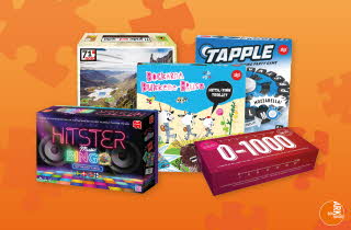 Fem forskjellige spill