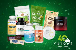 bilde av diverse sunkost produkter