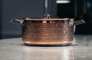 Vargen & Thor Miranda gryte med lokk 4L kobber, førpris 1795,- nå 898,- -50% hos Kitchn