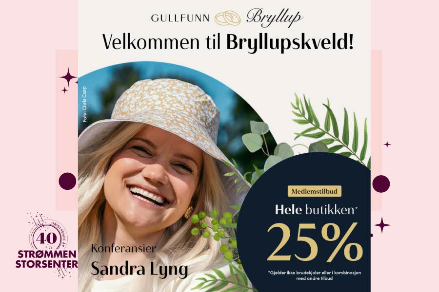 Sandra Lyng bryllupskveld Gullfunn