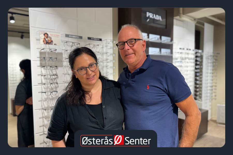 Når du besøker den nye, lyse og innbydende Interoptikbutikken på Østerås, blir du møtt av to mennesker som virkelig brenner for faget og for kundene sine. 