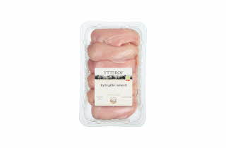 En pakke med Ytterøy kyllingfilet 1,4 kg