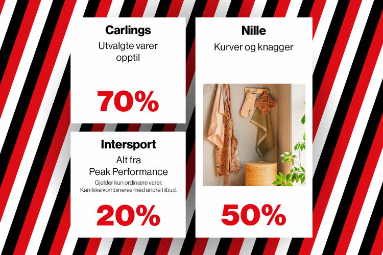 Utvalgte tilbud fra butikkene City Salg oktober 2025