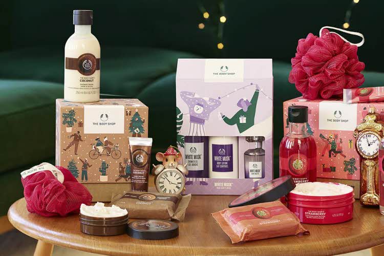 produkter fra The Body Shop