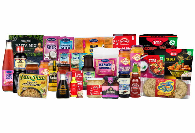 bilde av diverse asiatiske produkter