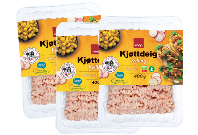 bilde av kyllingdeig